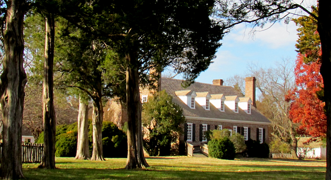 The Washington homestead at northern Virginia's George Washington Birthplace National Monument.