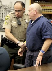 At his sentencing in January, Keigwin (right) said  “I am sad for the death of John Watson”