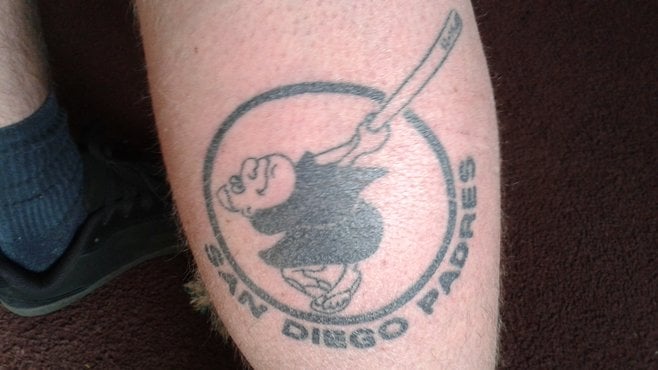 San Diego Padres Tattoo