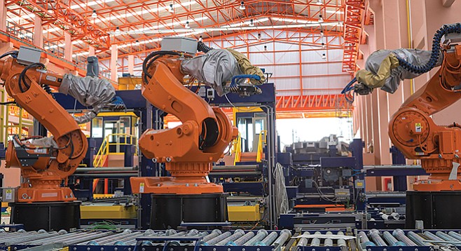 If the Trump administration can “bring back” manufacturing jobs, robots will be doing the manufacturing.